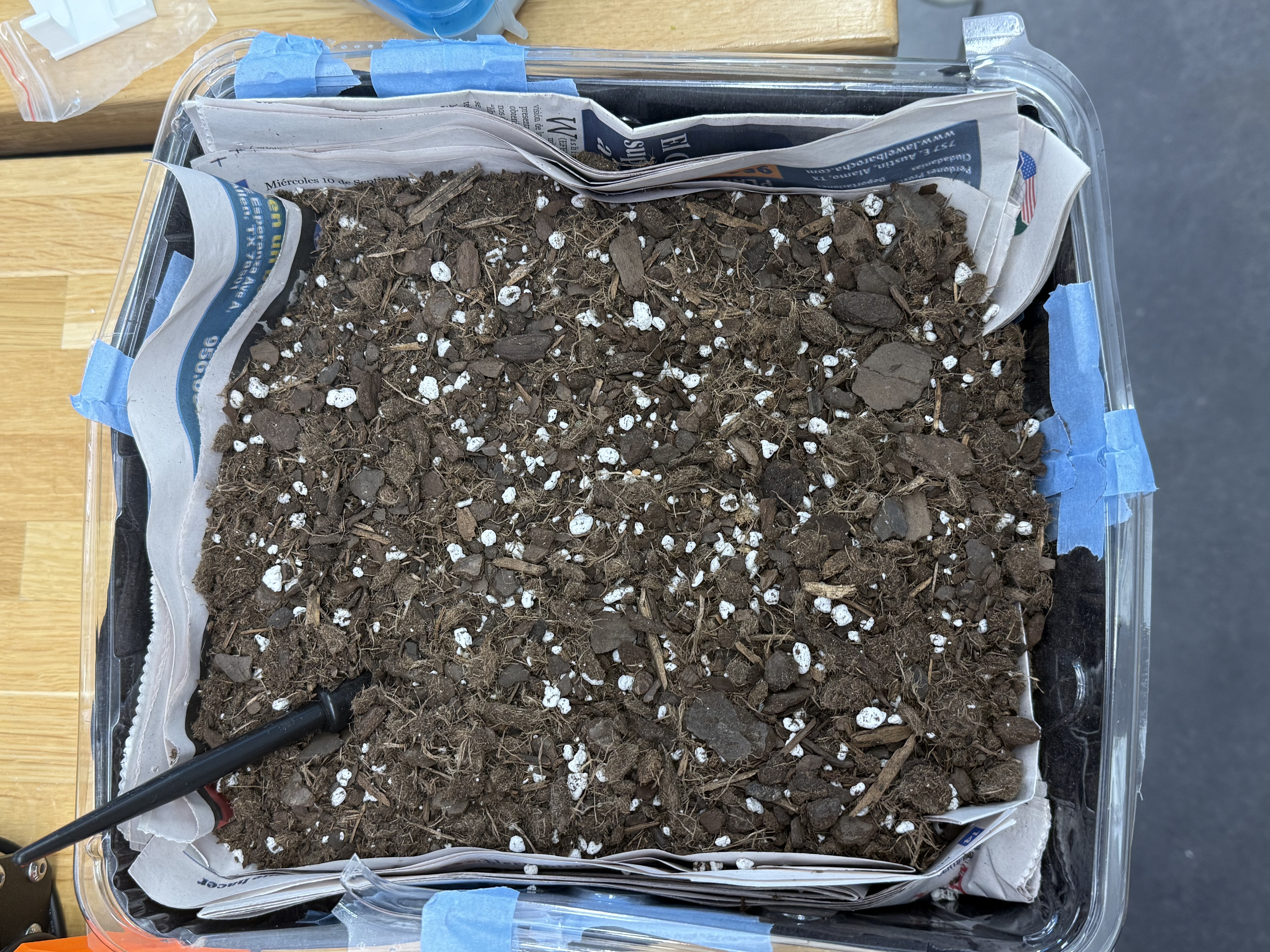 Soil bed test